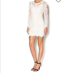 Honey Punch White Lace Dress